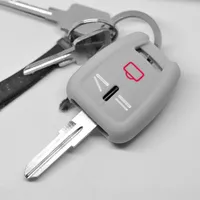 kaser Autoschlüssel Hülle für Opel Chevrolet – Cover TPU Silikon Hochglanz  Schutzhülle Schlüsselhülle für Chevrolet Aveo Opel Corsa Zafira Mokka (Rot)
