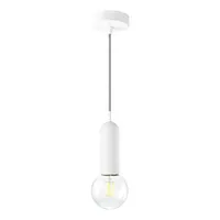 LeuchtenDirekt Pendelleuchte Turn Me Weiß max. 60W E27 ohne Leuchtmittel kürzbar