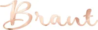 Oblique Unique Bügelbild Braut Aufbügelbild für JGA Junggesellinnenabschied Hen Party Hochzeit Damen - roségold
