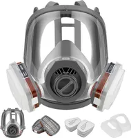 Wiederverwendbare Vоllmаske Atеmschutzmаske mit Filter zum Schutz gegen Dämpfe & Partikel Gasmaske Funktion Maske Staubschutzmaske