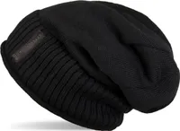 styleBREAKER Uni Feinstrick Beanie Mütze mit weichem Fleece Innenfutter, warme Winter Strickmütze 04024065