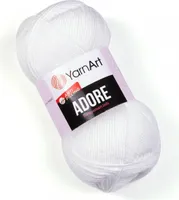 Yarn Art Adore 330 White Strickgarn