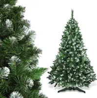 KADAX Weihnachtsbaum "Murles", Christbaum mit Schneespitzen und Ständer, 220 cm