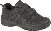DEK Kinder Fusion Turnschuhe / Sneakers mit Klettverschluss DF154 (30 EUR) (Schwarz)