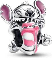 Pandora Disney 793189C01 Charm Damen Stitch Geburtstagstorte Silber