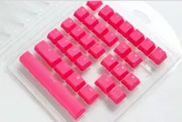 Ducky Pink 31-Tastenkappen-Set, Gummi-Hintergrundbeleuchtung, Double-Shot-US-Layout, mechanische Tastaturkappen