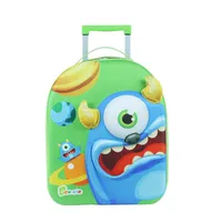 Knorrtoys 3D kufřík na kolečkách Bouncie Monster Blueberry