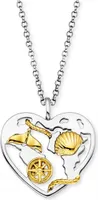 Engelsrufer Engelsrufer Damen Halskette Aloha Sterling Silber ERN-ALOHAHEART-BIG