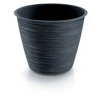 Furu Blumentopf für Innen- und Außenbereich UV-Beständig Rund Kunststoff  DFO240-S433 - Farbe anthrazit