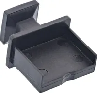 InLine® Staubschutz, für USB-A Buchse, schwarz 50er Pack