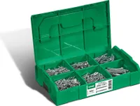 Spax ART 89021 Sortiment L-BOXX Mini WIROX, Montagekoffer gal Zn S