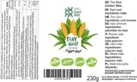Hopser Funfood Tiny Popcorn corn 230 g originálních zrn, jemné mini vločky, bez GMO