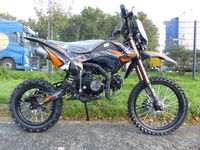 140ccm Dirtbike Cross Bike Pitbike KXD 609 Panther 17/14 Zoll Lichtmaske Orange