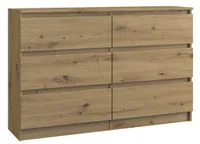 Komoda szeroka szufladowa TAAVI – dąb artisan
