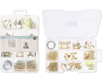 Set mit Haken und Nägeln zum Aufhängen von Bildern, 202 Teile