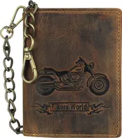 Greenburry Vintage Bike Geldbörse Leder 10 cm