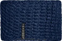 Crocheted Headband Extrabreites Stirnband navy, Gr. one size