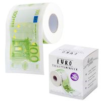 EURO Geldschein Toilettenpapier Klopapierrolle 100.- EUR Geldschein Design Lustiges Fun Klopapier