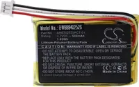 vhbw Akku Ersatz für Sennheiser AHB702535PCT-01 für Wireless Headset Kopfhörer (500 mAh, 3,7 V, Li-Polymer)