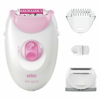 Braun 3-031 Silk-epil - Epilierer - weiß/rosa