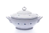 Mísa polévková, porcelán, 2,5 l, kytičky, G. Benedikt