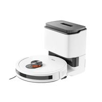 Roidmi Staubsauger Roboter EVE CC, 40W, 4000Pa, Roboterstaubsauger mit Beutel, Saugroboter mit Wischfunktion, 2.5L großer Staubbox, mit absaugstation