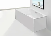 Hoesch 49243.550 Zub. Glasverkleidung weiß Vorwand