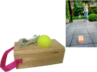 Engelhart Games Tennistrainer aus Gummiholz, 1,2 kg