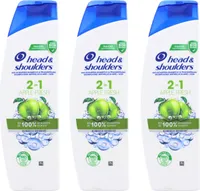 3 x Head & Shoulders Apple Fresh 2in1 Anti Schuppen Shampoo & Pflegespülung je 250ml