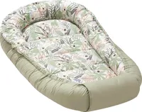 JUKKI® BabyNestchen XXL 120x65cm bis zu 18 Monaten 2seitig [Koala Jungle] Nestchen Babybett Reisebett Kokon Babynest Kuschelnest Nest