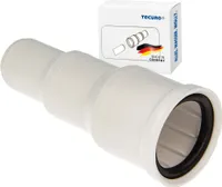 tecuro Übergangsstutzen - Reduzierung von Ø 50 - 40 - 32 mm - KS-weiß