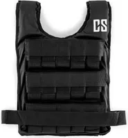 Capital Sports Monstervest Gewichtsweste - Weight Vest für Kraft- & Ausdauer-Training, verstellbare Trainingsweste, herausnehmbare Metall-Gewichte, 10 kg, schwarz