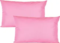 JACK 2er Set 40x60cm Outdoor Kissenhülle Kissenbezug Wasserfest Sitzkissen Lounge Kissen Garten Stuhl Lotus Effekt, Farbe:Rosa