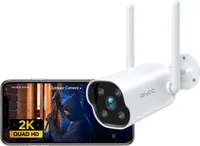 GNCC GT1Pro Outdoor-Überwachungskamera – 2K-IP-Kameras – WLAN und App – Nachtsicht – Zwei-Wege-Audio – Weiß