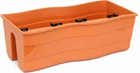 Balkonové truhlíky Květináč WAVE 60 cm terakota