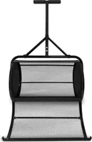 YUENFONG Kompoststreuer Gartenstreuer mit T Griff, 80L Düngerstreuer Saatgutstreuer Streuer, für Kompost, Dünger, Garten, Rasen, 40 X 65 X 110 cm