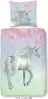 good morning Renforcé Bettwäsche 2 teilig Bettbezug 140 x 220 cm Kopfkissenbezug 60 x 70 cm Unicorn 5795.99.01 Multi