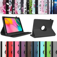Tablet Tasche für Samsung Galaxy Tab A 10.1 2019 Hülle Schutzhülle 360° Drehbar, Farben:Motiv 3
