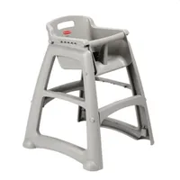 Dětská vysoká židle Rubbermaid Robustní židle R050836 platina