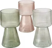 Vase Imano, 3 sort. H=18 cm