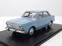 Neo Scale Models 44262 Ford Taunus P6 12M Limousine 1966 blau 1:43