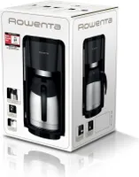 ROWENTA Kaffeemaschine CT 3818 Edelstahlkanne 10 Tassen 800 Watt schwarz