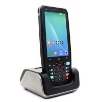 PDA-Terminal, Handheld 4G POS-Belegdrucker Android 10.0 1D/2D/QR Barcode Scanner, 2/3/4G WiFi BT Kommunikation mit 4,0 Zoll Touchscreen Barcodescanner