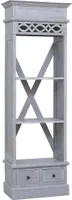 Highboard 60x30x175 cm Massivholz Mahagoni