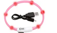 Karlie - Visio Light Led Halsband Katze Rose, 35Cm