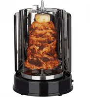 Heinrich's HDG 8687 Zariadenie na pečenie kebabu Gril na kebab Gril na kurčatá Stolný gril Šašlíkové špízy Vertikálny gril Otočný ražeň
