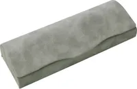 GKA Brillenetui mit Magnetverschluss silber - grau Wildleder Brillenbox Brillentasche Magnet Brille