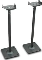 Zwei Lautsprecher Stative schwarz Audio Monitor Ständer höhenverstellbar mit Kabelkanal Modell: LS-1B
