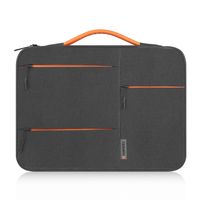 15 Zoll - 16 Zoll Laptop Tasche Notebooktasche Schwarz Laptoptasche Herren Damen Notebook Schutzhülle Schutztasche Sleeve Oxford-Stoff 40 cm x 29 cm x 3 cm