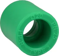 PPR Aqua-Plus Fusiotherm Muffe 20mm, Wasserrohr, Heizungsrohr